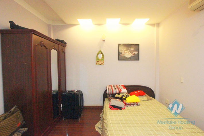 Quiet house with good quality for rent in Nghi Tam Street, Tay Ho, Hanoi